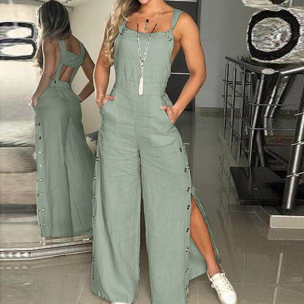 Ladies Sexy Romper Summer Sleeveless Jumpsuit