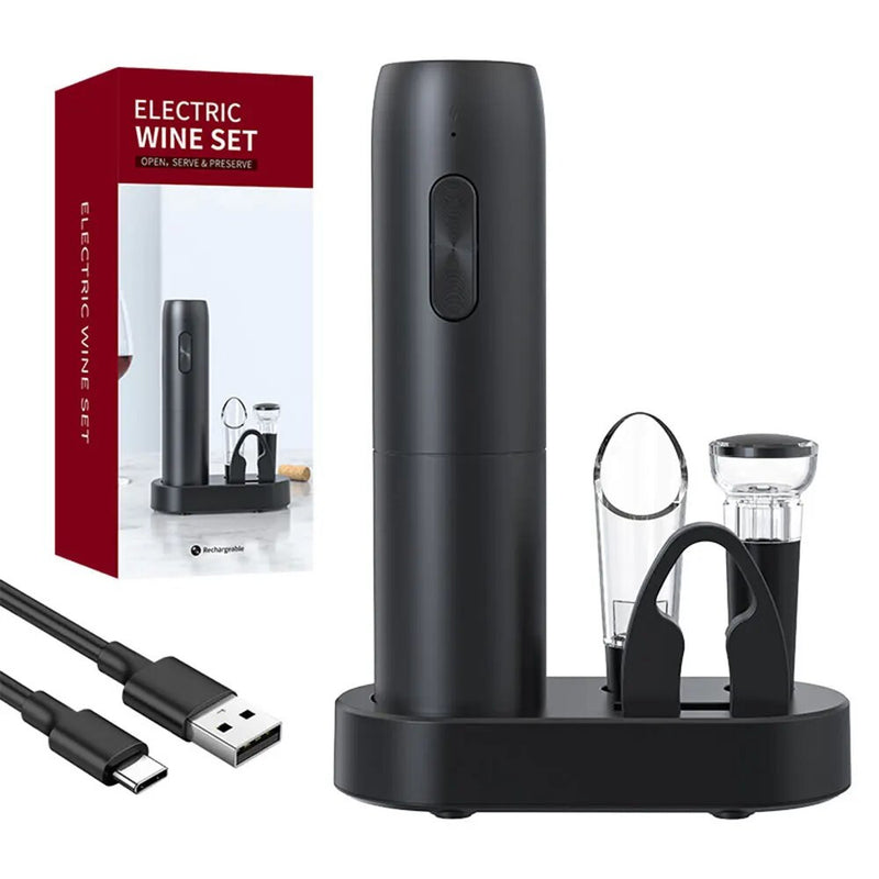 Electric Wine Bottle Automatic Corkscrew Opener