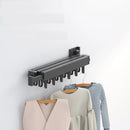 Wall Mount Retractable Cloth Drying Rack