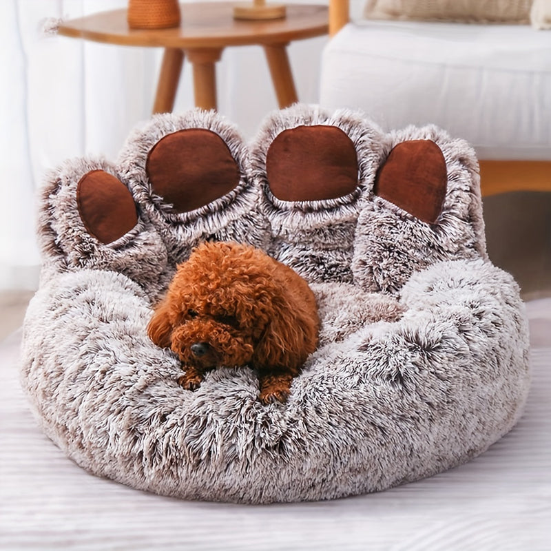 Dog Cat Pet Sofa Paw Shape Bed