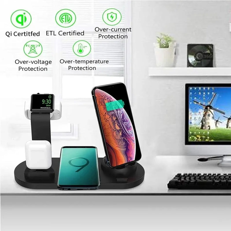 5 In 1 Wireless Charger Dock Station For iPhone