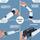 𝟏𝟐𝟎𝟎𝐫𝐩𝐦 𝐄𝐥𝐞𝐜𝐭𝐫𝐢𝐜 𝐂𝐨𝐫𝐝𝐥𝐞𝐬𝐬 𝐒𝐜𝐫𝐮𝐛𝐛𝐞𝐫 𝐁𝐫𝐮𝐬𝐡