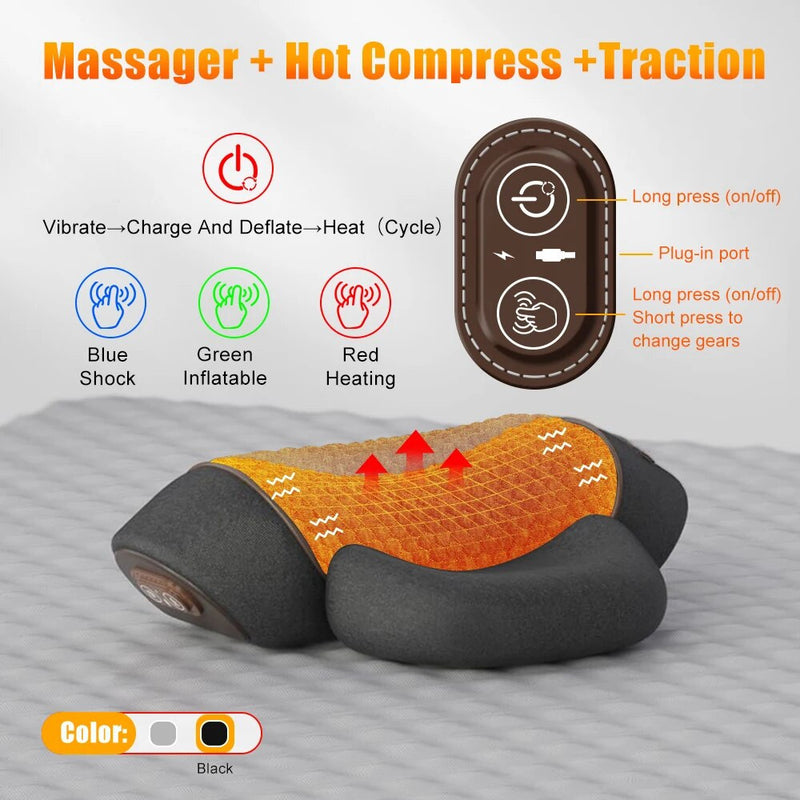 Electric Cervical Pillow Hot Massager