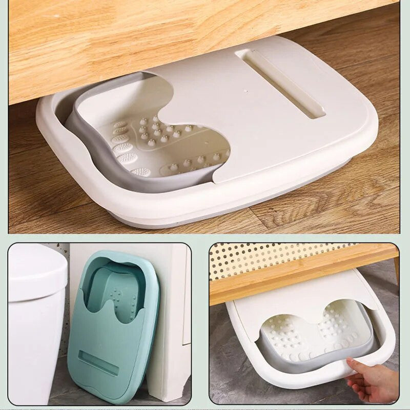 Foldable Footbath Soaking Massage Bucket