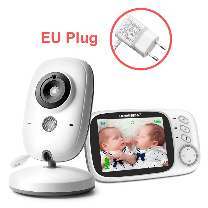 Wireless Baby Video Monitor With 3.2in LCD