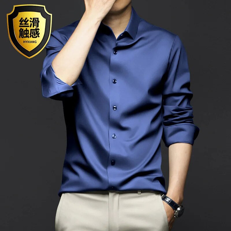 Summer Spring Men's Long-sleeved Shirt