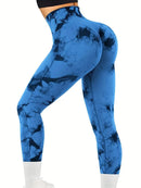 Women's Tie-Dye Stretch Fitness Yoga Pants