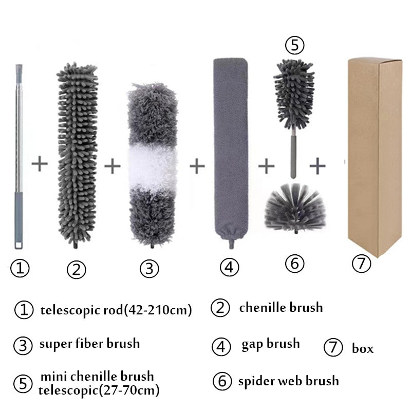 Scalable Spider Web Dusting Duster Brush