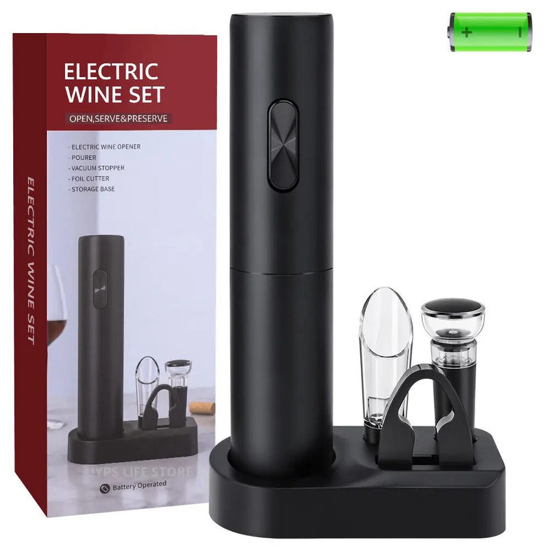 Automatic Electric Wine Opener Set