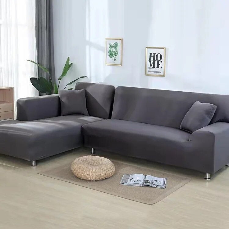 Solid Color Living Room Elastic Sofa Cover