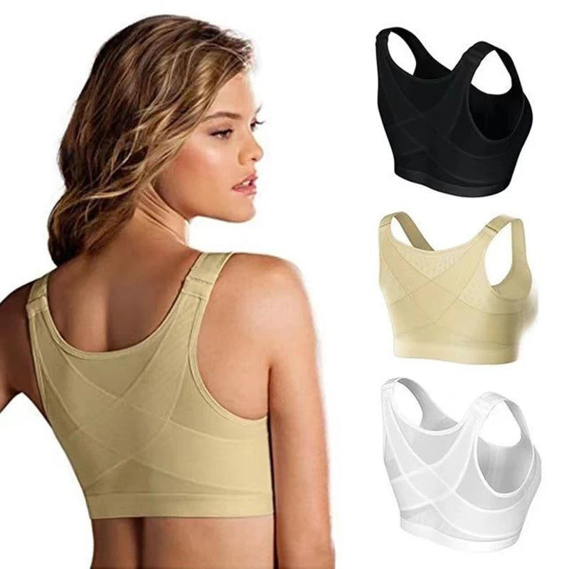 Front Closure Posture Corrector Lift Up Bra