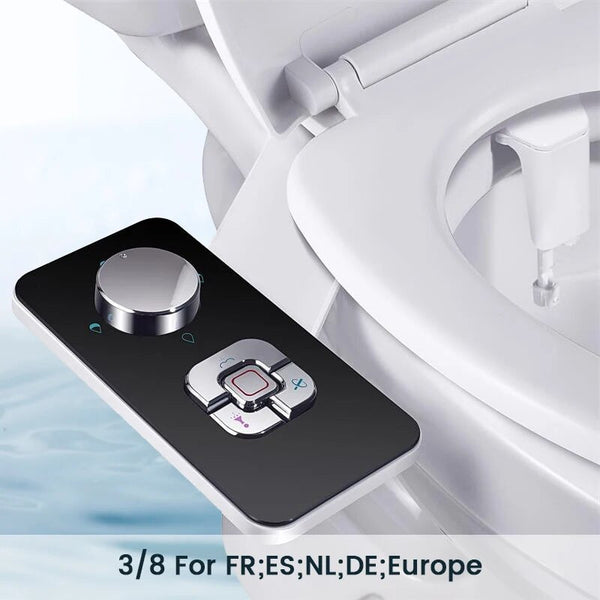 Non-electric Self-cleaning Front Rare Toilet Seat