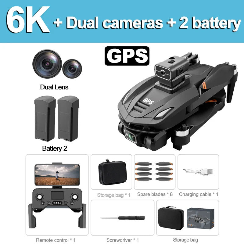 8K HD GPS Dual Camera RC 3000m Intelligent Drone