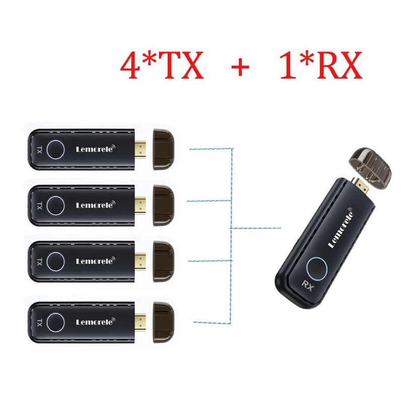 Lemorele 50M Wireless HDMI Transmitter Receiver