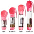 Portable Cat Dog Water Bottle Food Feeder