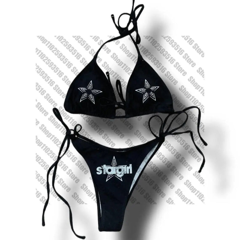 Sexy Women's Skeleton Y2k Graphic Swimwear