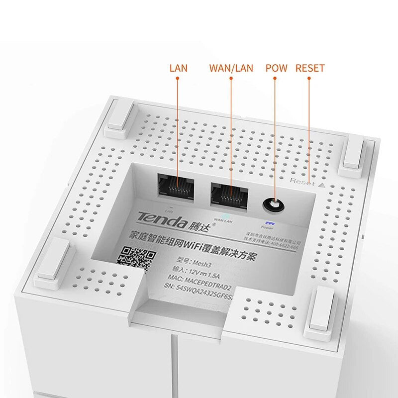 Tenda MW6 Mesh Wireless Wifi Router Repeater