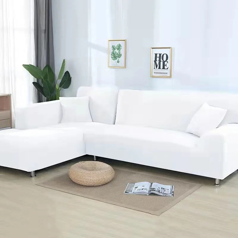 Solid Color Living Room Elastic Sofa Cover