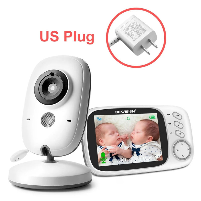 Wireless Baby Video Monitor With 3.2in LCD