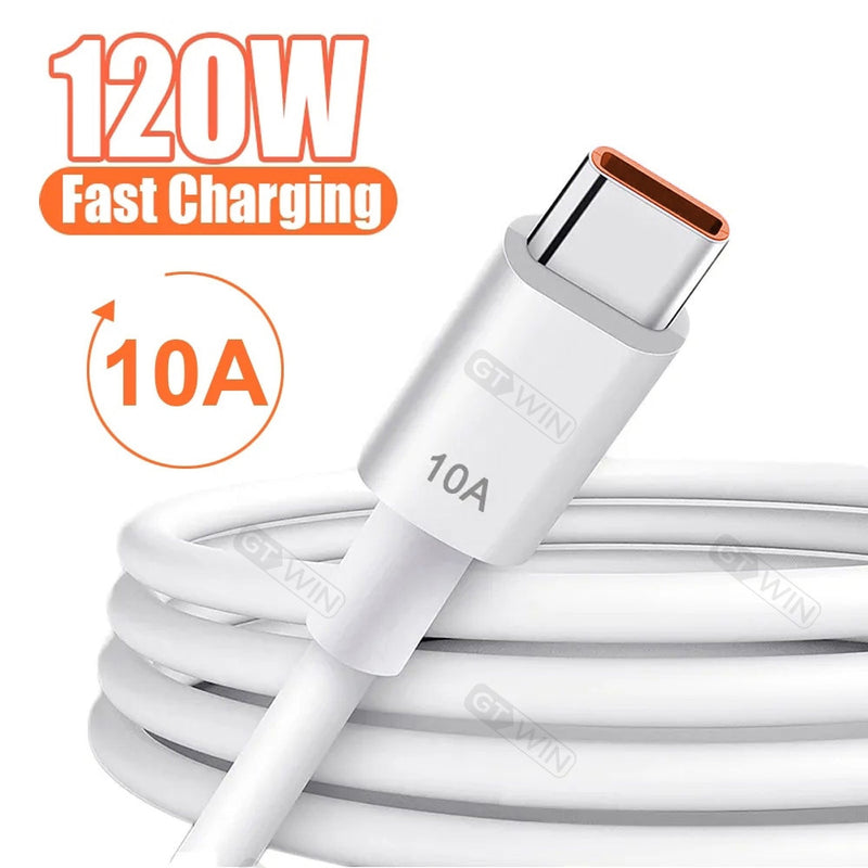 120W 10A USB Cable Fast Charging