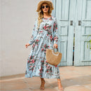 Spring Summer Women Maxi Casual Dress