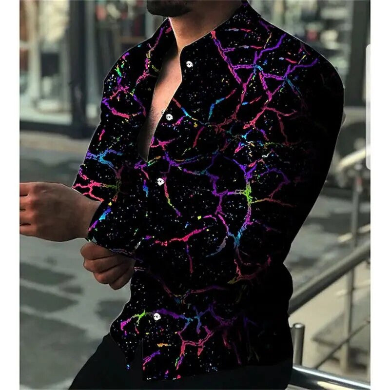 Hawaiian 3d Printed Men Fashion Shirts