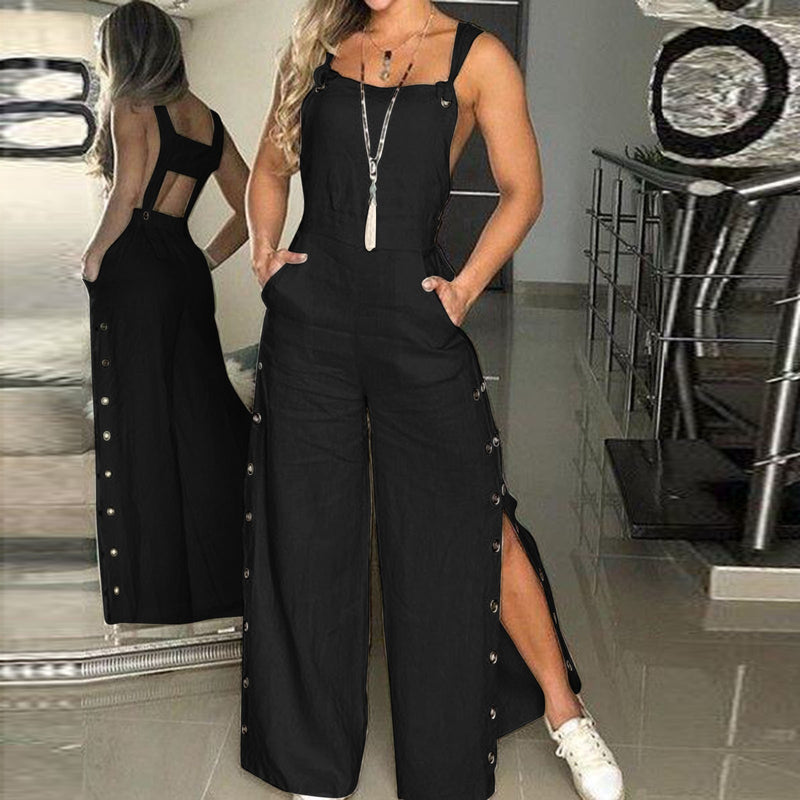 Ladies Sexy Romper Summer Sleeveless Jumpsuit