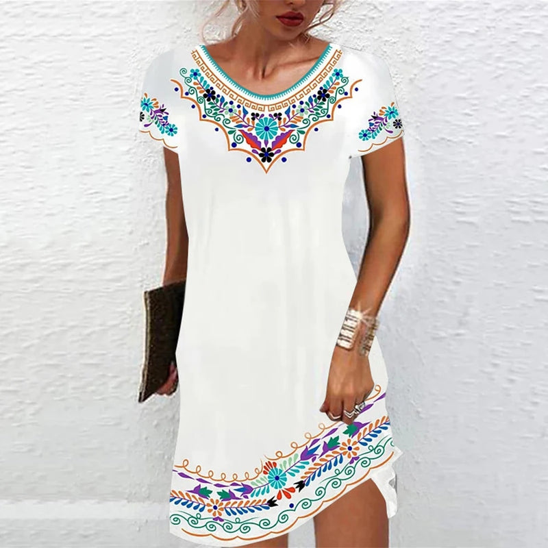 Women's Vintage Elegant Ethnic Casual Dress