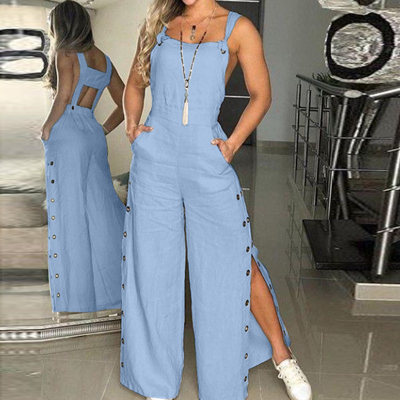 Ladies Sexy Romper Summer Sleeveless Jumpsuit