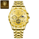 POEDAGAR Luxury Man Waterproof Wristwatch
