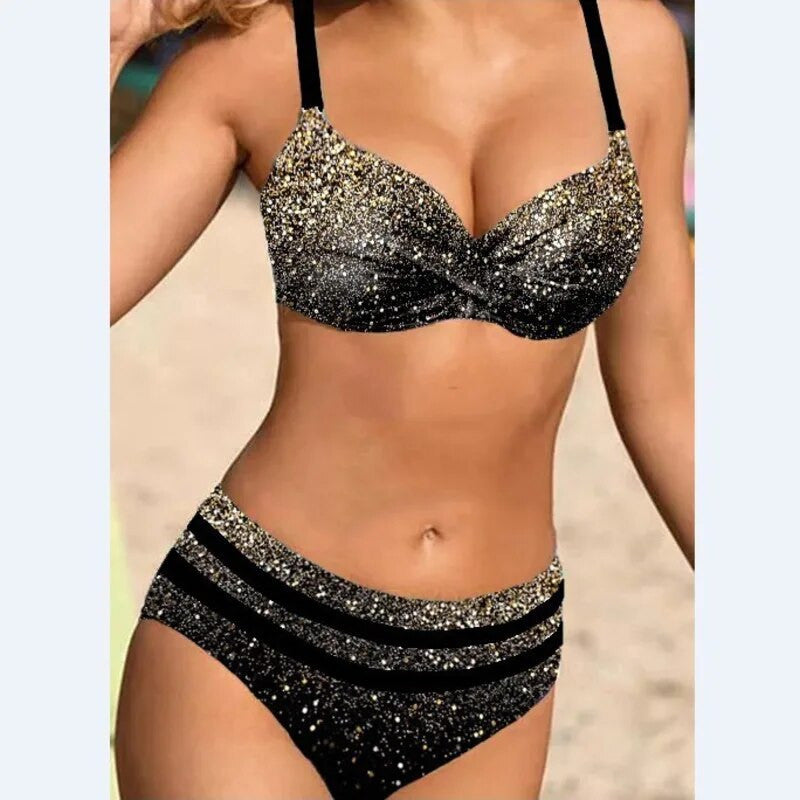 Women's Summer High Waist Swimwear Set