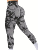 Women's Tie-Dye Stretch Fitness Yoga Pants
