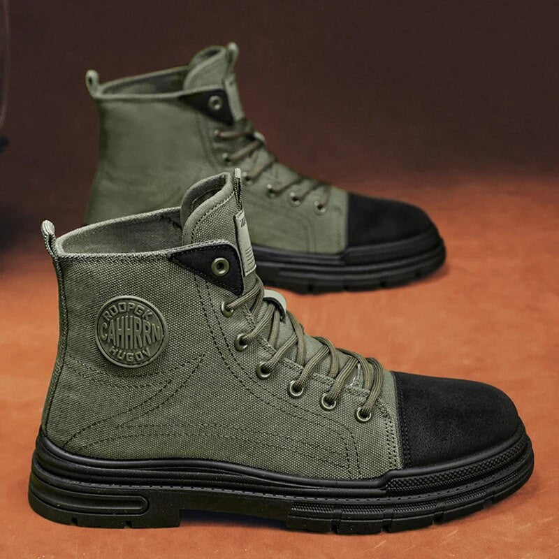 CYYTL Men's Canvas Winter Boots