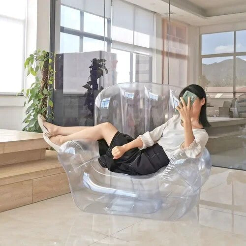 Nordic Inflatable Transparent Lazy Sofa