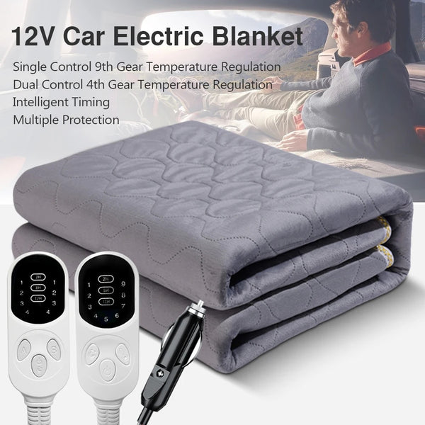 12V Electric Thicker Heater Mattress Plush Blanket