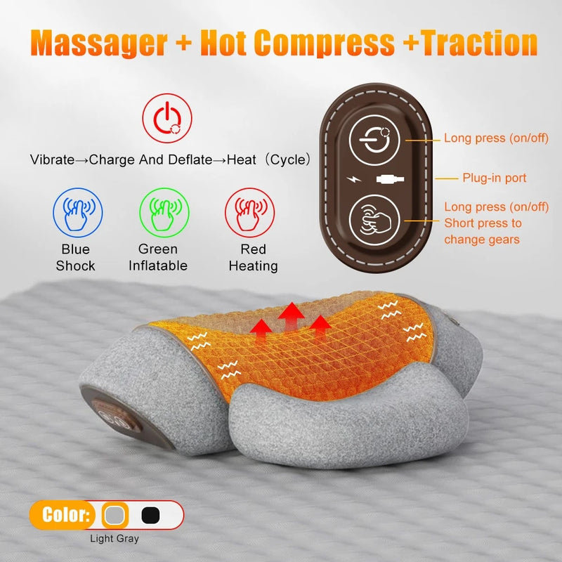 Electric Cervical Pillow Hot Massager