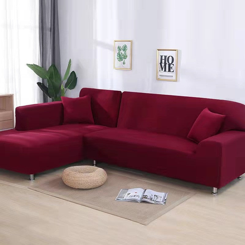 Solid Color Living Room Elastic Sofa Cover