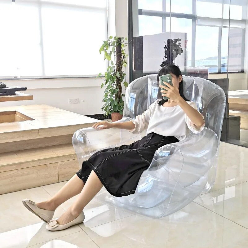 Nordic Inflatable Transparent Lazy Sofa