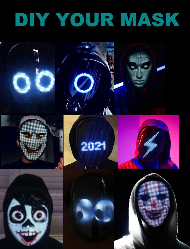 𝐋𝐄𝐃 𝐇𝐚𝐥𝐥𝐨𝐰𝐞𝐞𝐧 𝐓𝐫𝐚𝐧𝐬𝐟𝐨𝐫𝐦𝐢𝐧𝐠 𝐅𝐚𝐜𝐞 𝐌𝐚𝐬𝐤