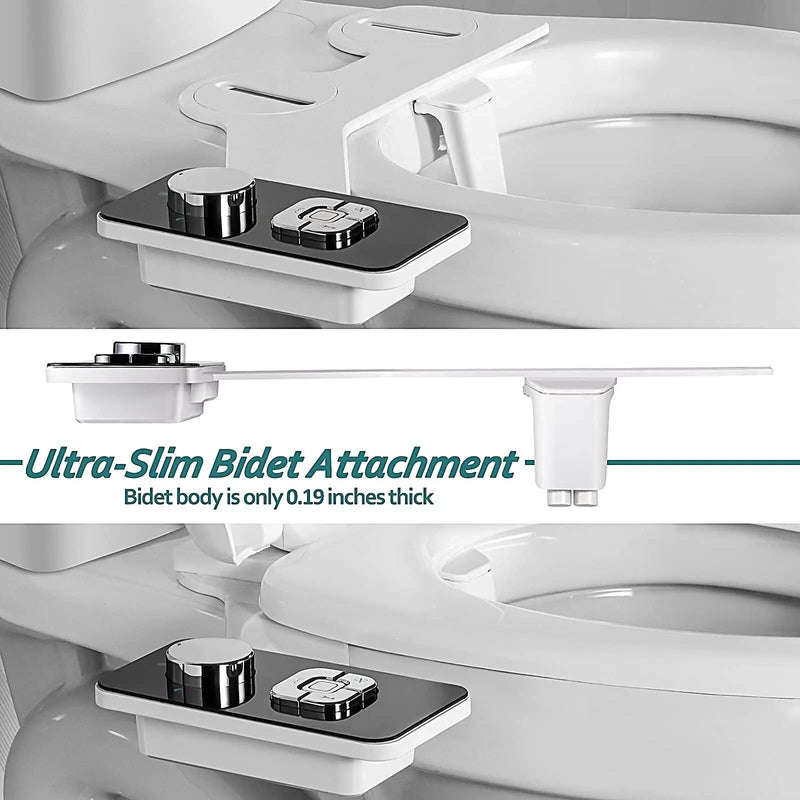 Non-electric Self-cleaning Front Rare Toilet Seat