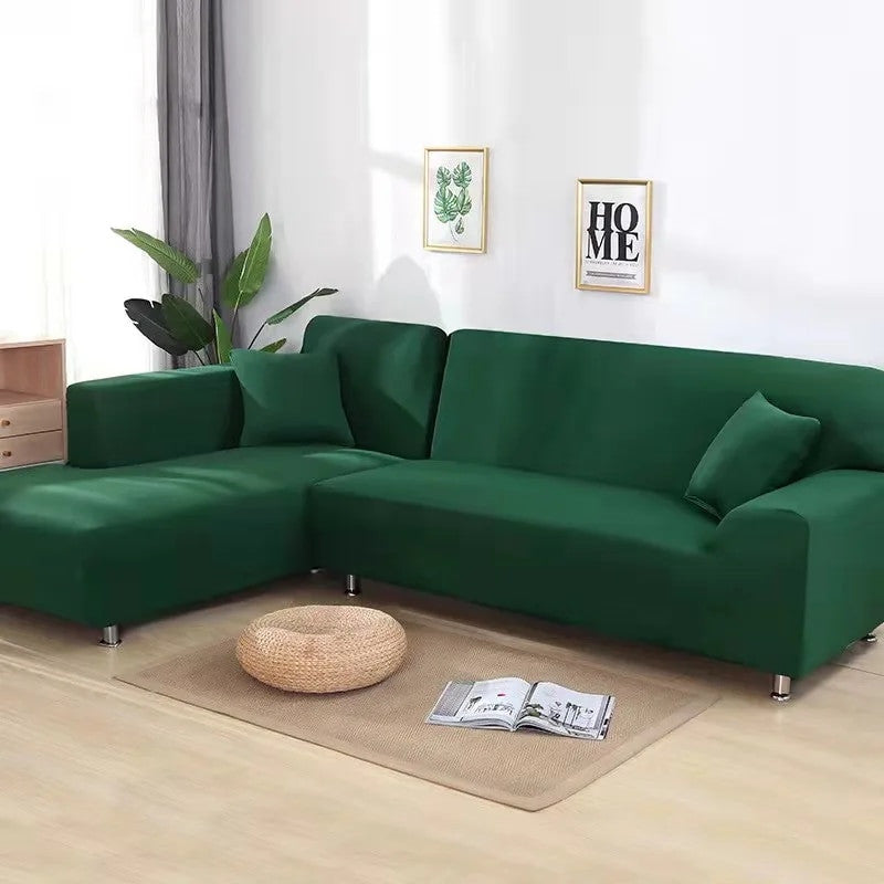 Solid Color Living Room Elastic Sofa Cover