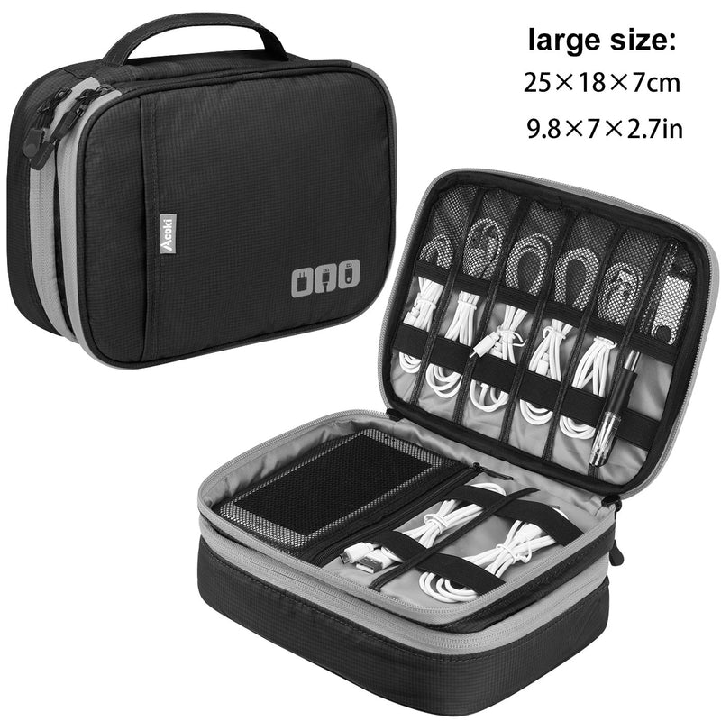 Portable Electronic Accessories Travel Case