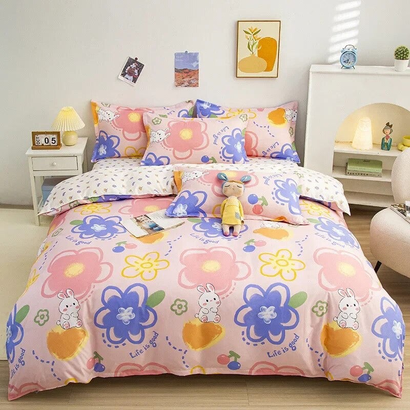 Cartoon Print Double-sided Comforter