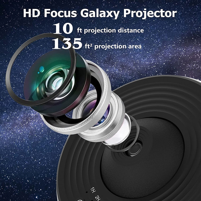 360° Rotate Night Light Galaxy Projector