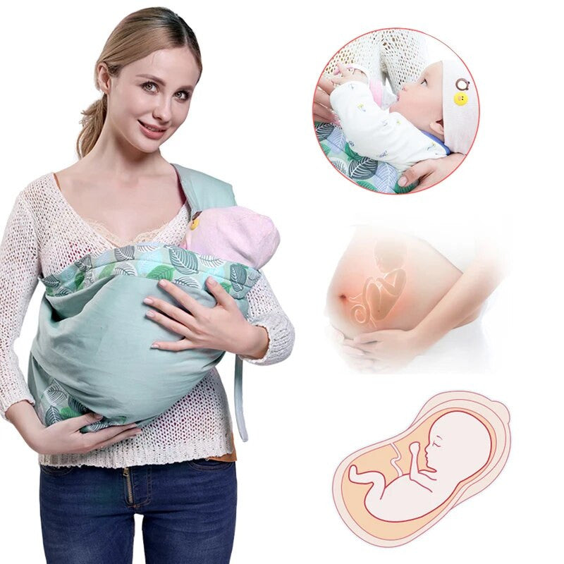 Newborn Dual Sling Baby Wrap Carrier