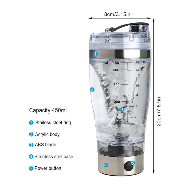 450/600ml Electric Mixing Portable Cup