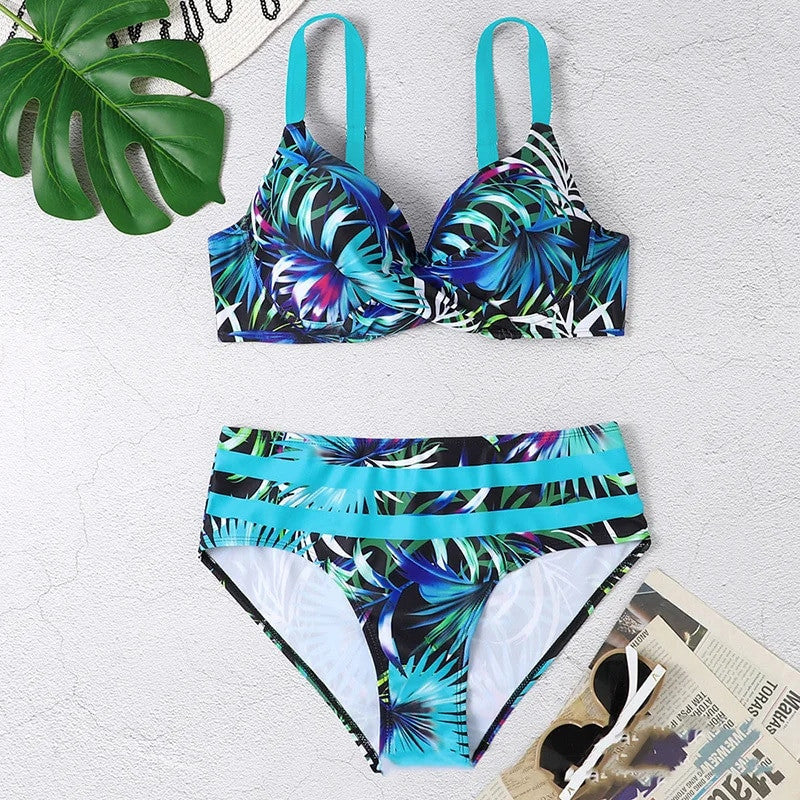 Women's Summer High Waist Swimwear Set