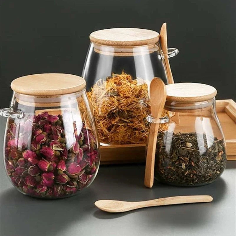 Hermetic Containers Storage Pots Glass Jar