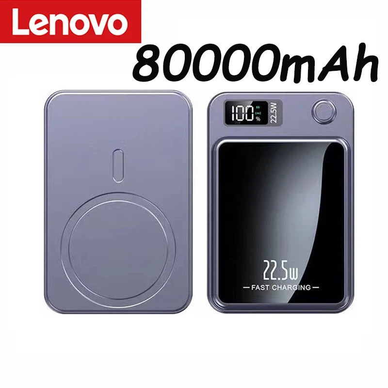 Portable Lenovo 30000mAh Fast Charge Power Bank