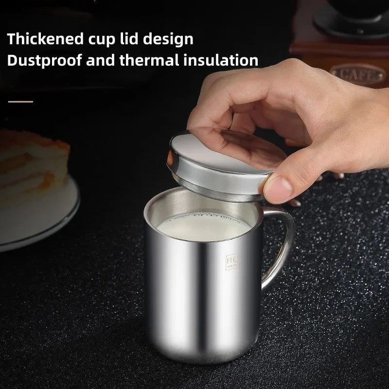 Stainless Steel Double Layer Thermos Cup